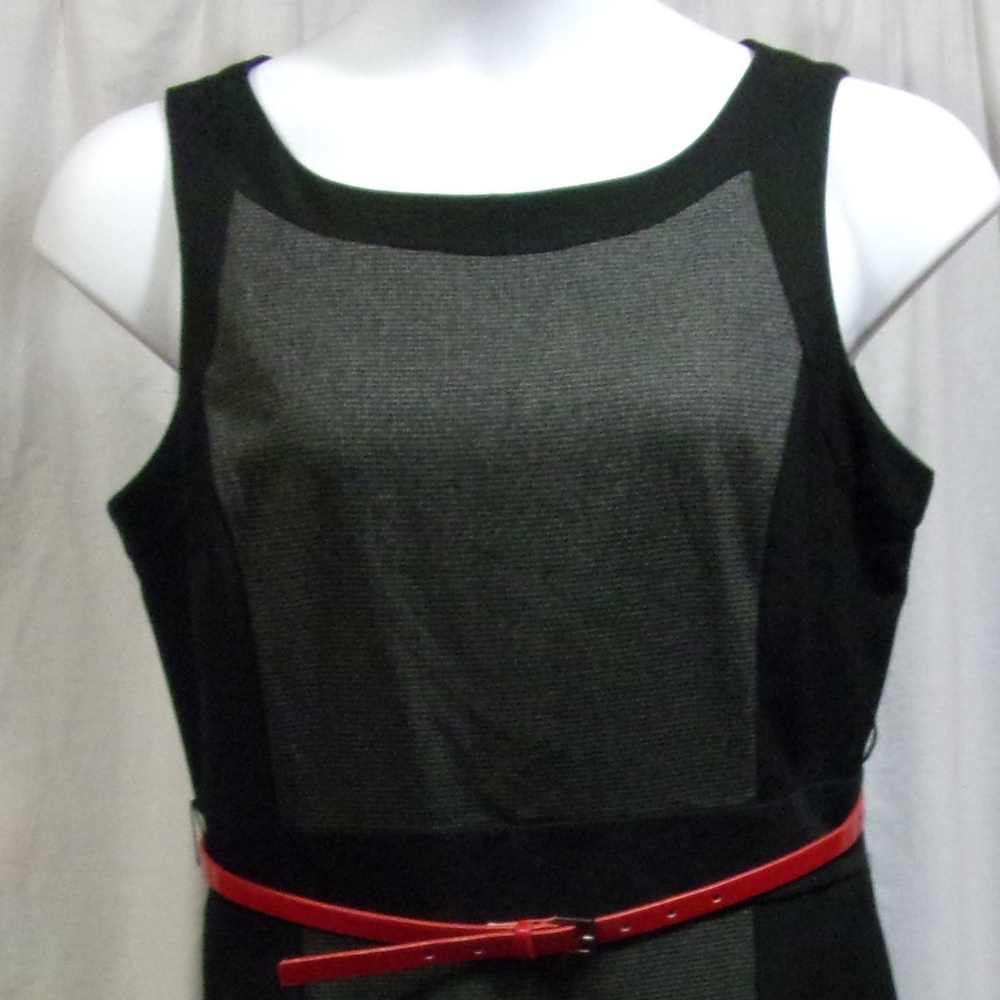 BCX Dress Black Color Block Size 15